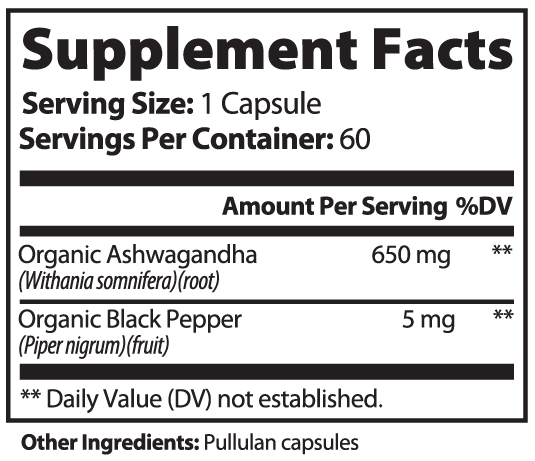 Ashwagandha W/ Black pepper