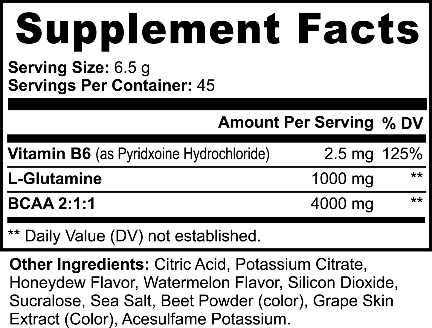 BCAA Post Workout Powder (Honeydew/Watermelon) - Kratos Kaps™