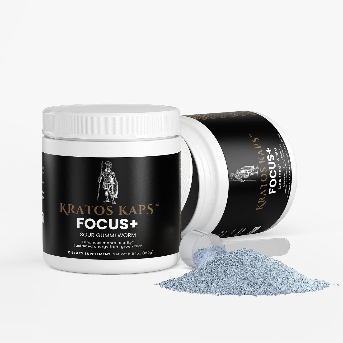 NEW! Focus Powder (Sour Gummi Worm) - Kratos Kaps™