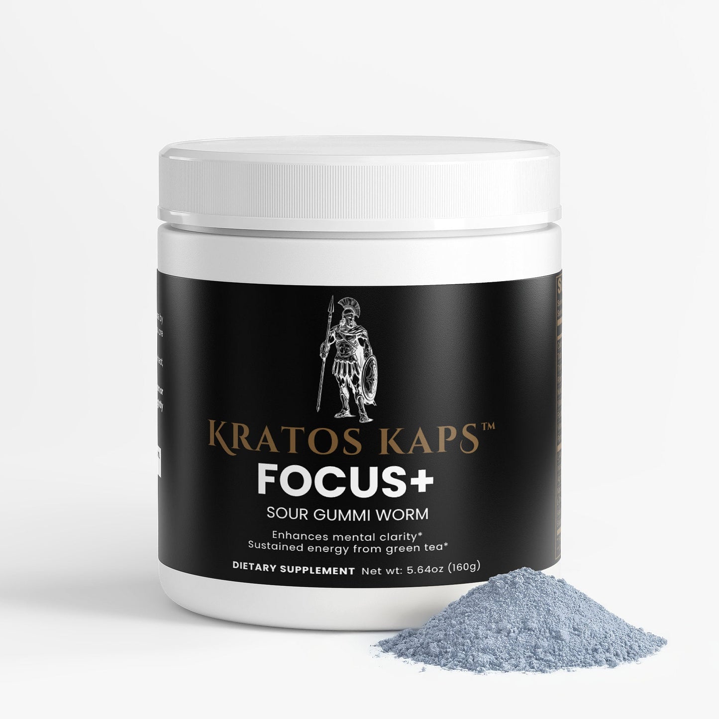 NEW! Focus Powder (Sour Gummi Worm) - Kratos Kaps™