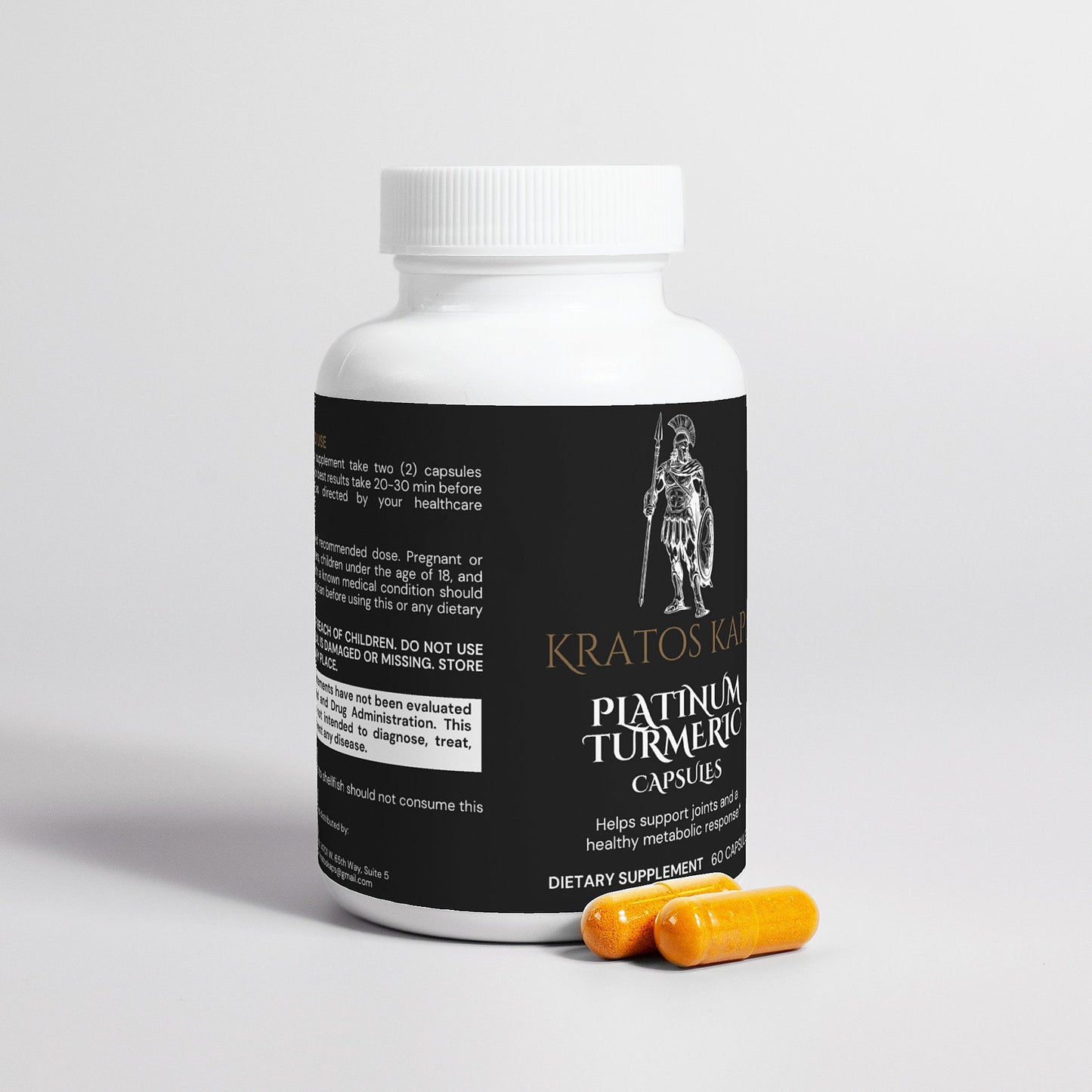 Platinum Turmeric - Kratos Kaps™