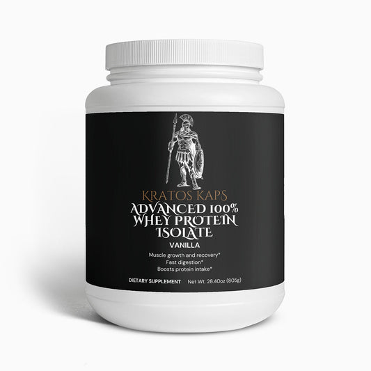 Advanced 100% Whey Protein Isolate (Vanilla) - Kratos Kaps™