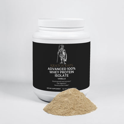 Advanced 100% Whey Protein Isolate (Vanilla) - Kratos Kaps™