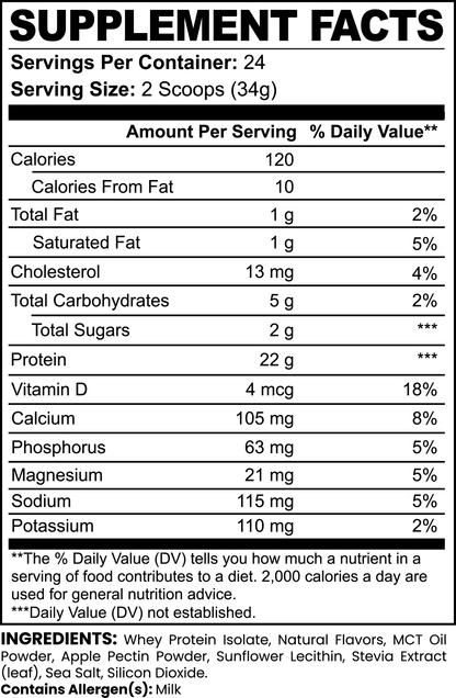 Advanced 100% Whey Protein Isolate (Vanilla) - Kratos Kaps™