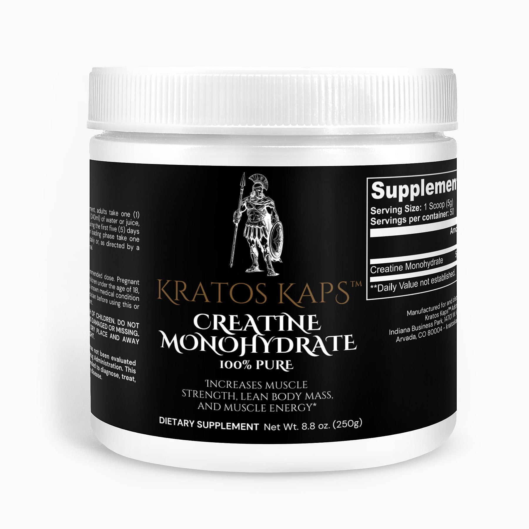 Creatine Monohydrate - Kratos Kaps™