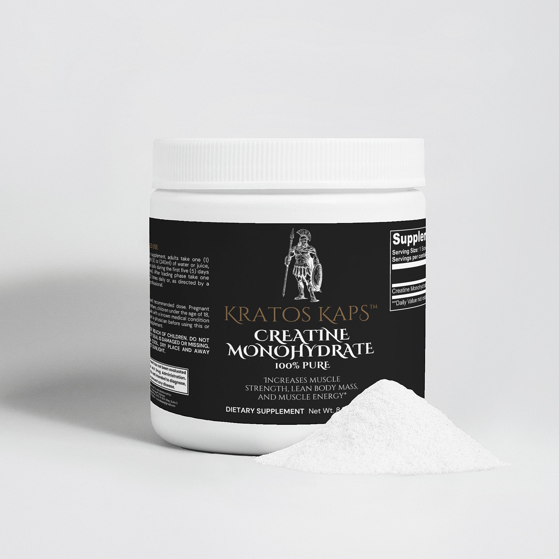 Creatine Monohydrate - Kratos Kaps™