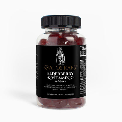 Elderberry & Vitamin C Gummies - Kratos Kaps™