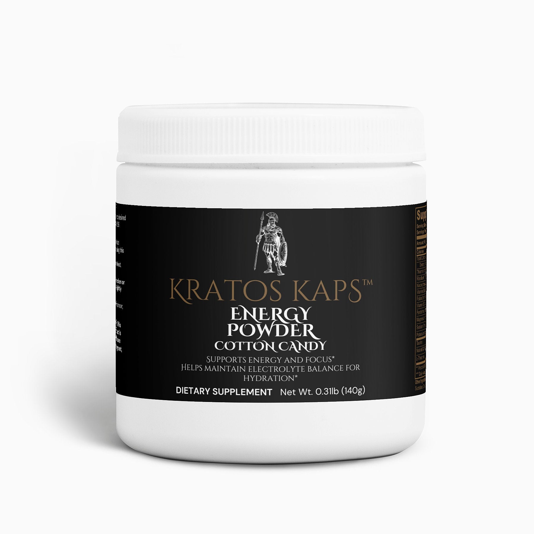 Energy Powder (Cotton Candy) - Kratos Kaps™