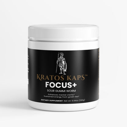 NEW! Focus Powder (Sour Gummi Worm) - Kratos Kaps™
