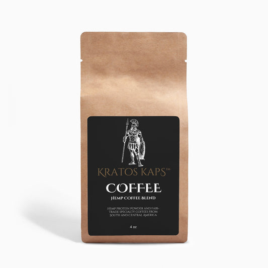 Organic Hemp Coffee Blend - Medium Roast 4oz - Kratos Kaps™